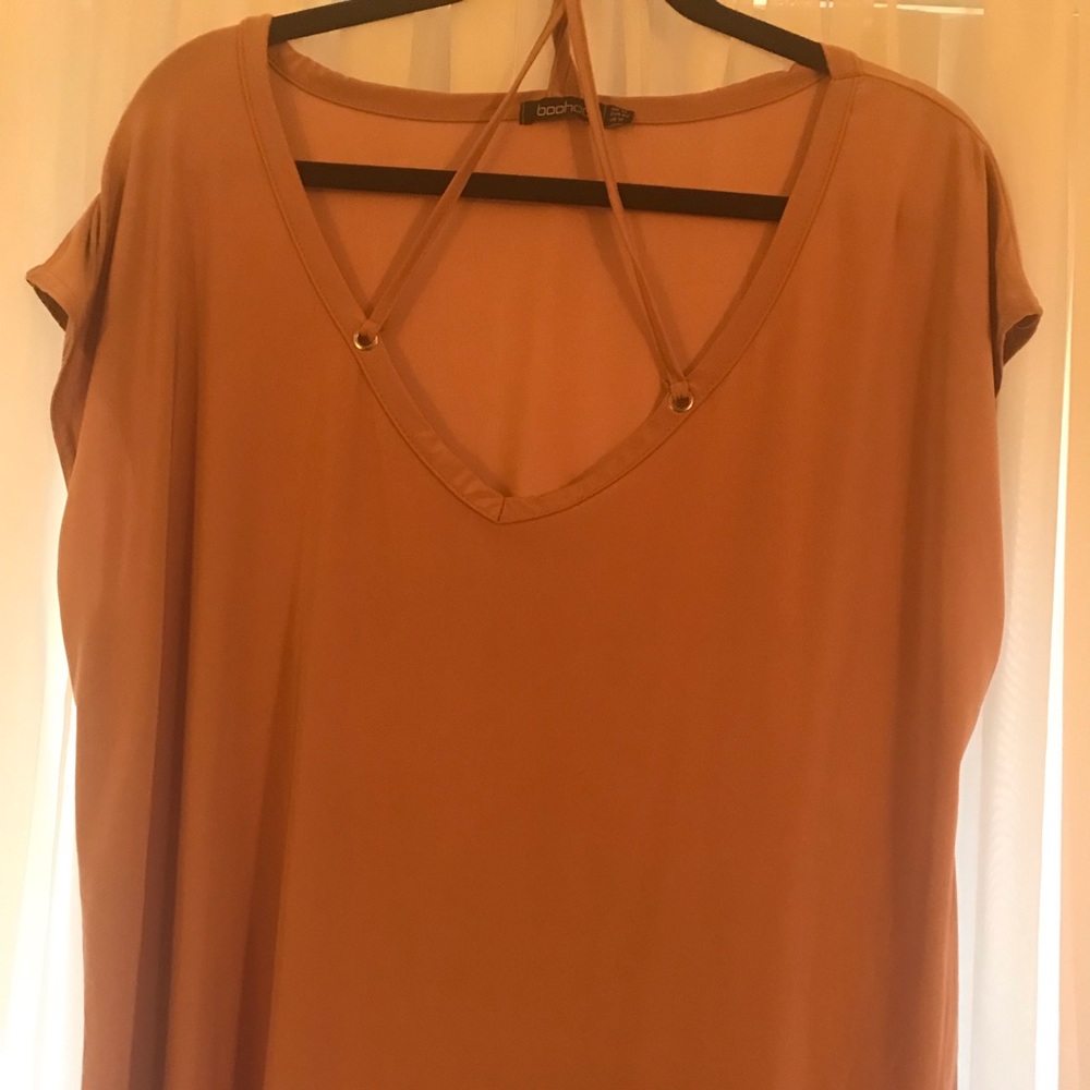 Boohoo Crossover Top